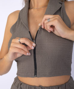 Chaleco Ibiza con cierre